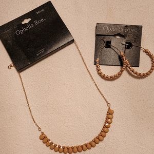 Ophelia Roe Necklace & Earrings